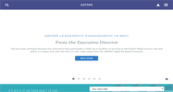 Desktop Screenshot of abpmr.org